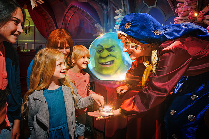 Family Entrance to Shrek's Adventure! London and Two Course Lunch Questions & Answers